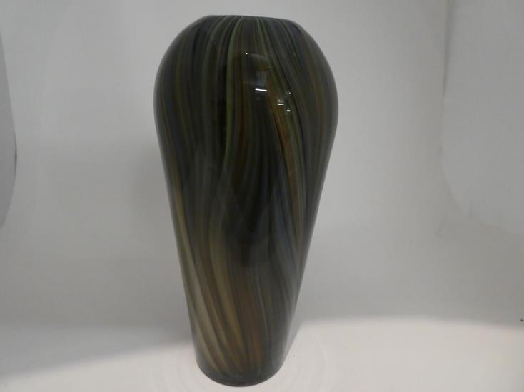 Kosta glass vase, signed, along with an Italian cased vase (2) - Image 2 of 9