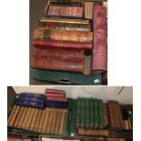A collection of books including Dore illustrated, Dickens, natural history, literature, etc (three