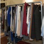 Large quantity of mainly Jaeger ladies clothing, comprising skirts, shirts, jackets, knitwear,