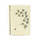 A Japanese Ivory and Shibayama Mounted Aide de Memoire/Card Case, late 19th century, of