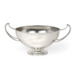 A George V Silver Bowl, by Edward Barnard and Sons Ltd., London, 1921, the bowl tapering and on