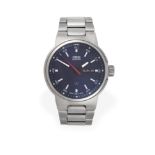 A Stainless Steel Automatic Day/Date Centre Seconds Wristwatch, signed Oris, ref: 34-37754, circa