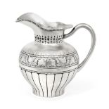 A Continental Silver Water-Jug, Stamped '900', Probably Italian 20th Century, baluster, the lower