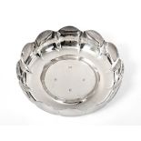 An Irish Rosewater-Dish, by Royal Irish Silver Co., Dublin, 1969, shaped circular and with notched