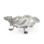 An Elizabeth II Silver Dish, by Ellis and Co., Birmingham, 1962, Retailed by Asprey, shell-shaped