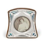 An Edward VII Silver and Enamel Photograph-Frame, by James and William Deakin, Chester, Possibly