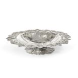 A William IV Silver Bowl, by William Kingdon, London, 1832, shaped circular, the rim chased with