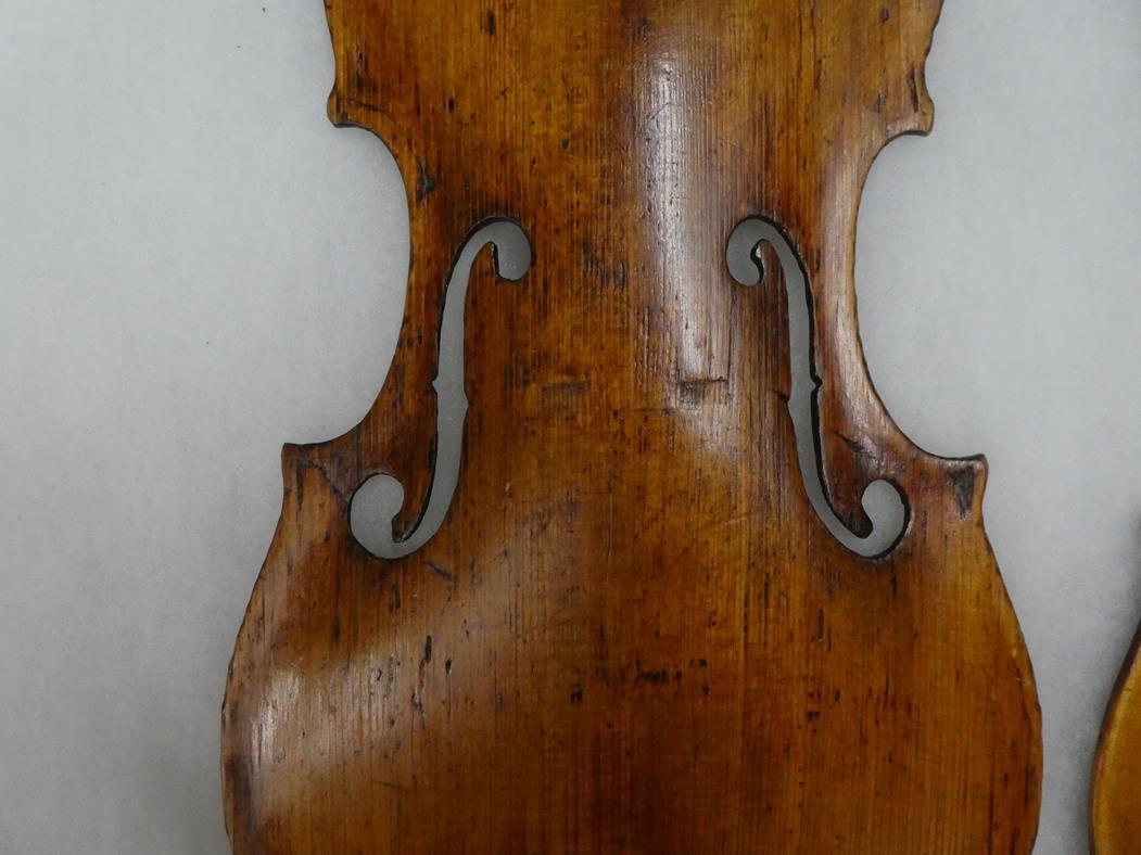 Three Violin Bodies in various states of dissassembly, with some accessories and a small quantity of - Image 17 of 50