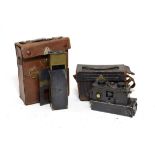 Verascope Stereo Camera no.38216, in leather case with accessories