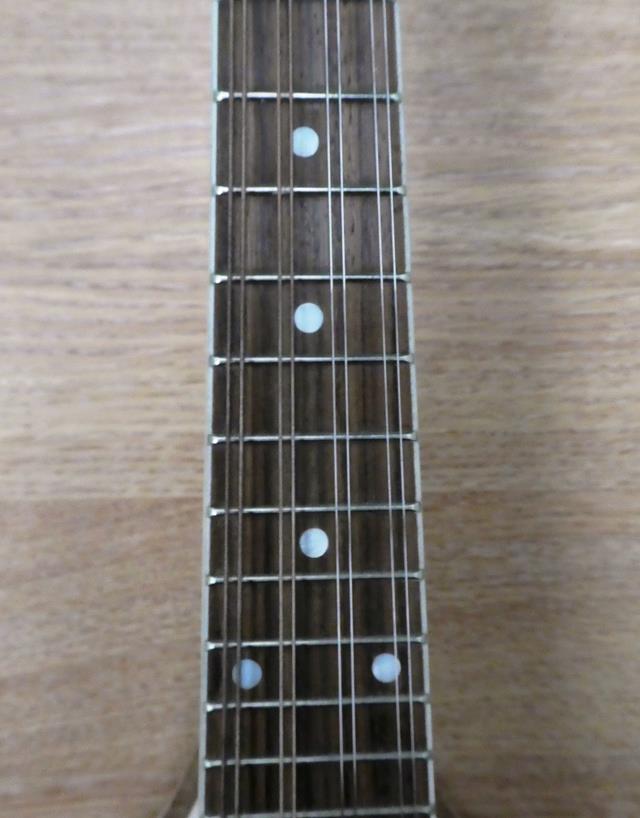 Ukelele Banjo 7 3/4'' head, 16 frets, with plaque on headstock 'George Formby Registered', reverse - Image 9 of 9