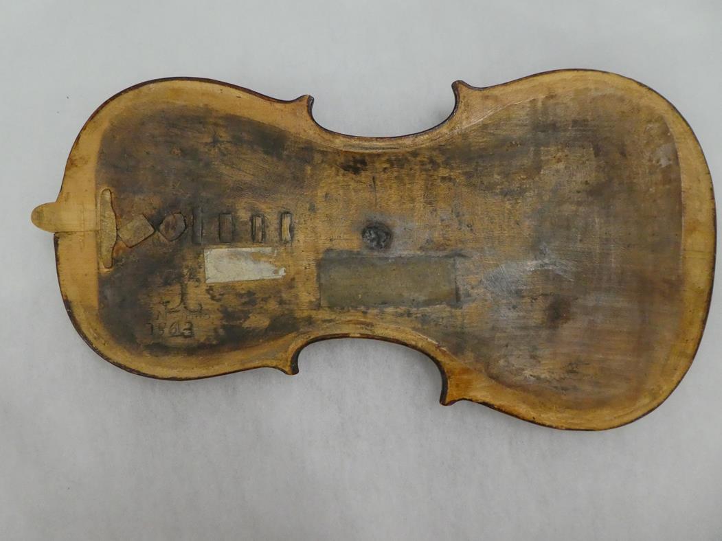 Three Violin Bodies in various states of dissassembly, with some accessories and a small quantity of - Image 44 of 50