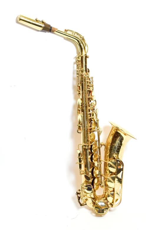 Alto Saxophone By Conn no.N198034, cased with Vandoren A25 mouthpiece, ligature and cap, with stand