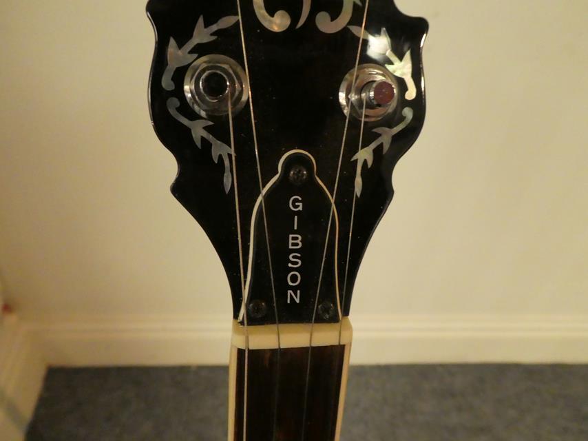 Epiphone By Gibson Five String Banjo 11'' head, 22 frets, last fret inlayed 'Masterbuilt', - Image 4 of 7