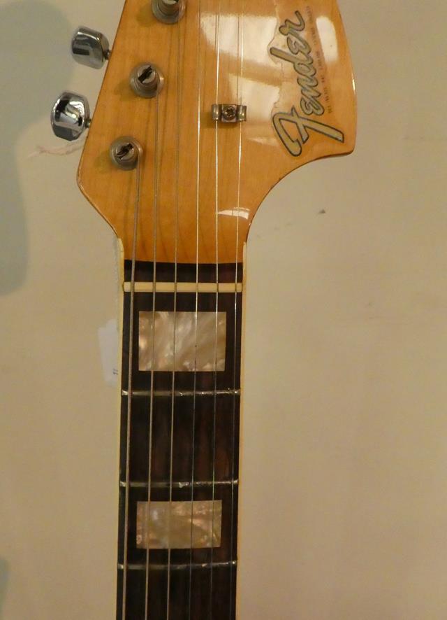 Fender Jaguar Guitar 1969/70 serial no. 224084 on four bolt neckplate, four selector switches, two - Image 7 of 11