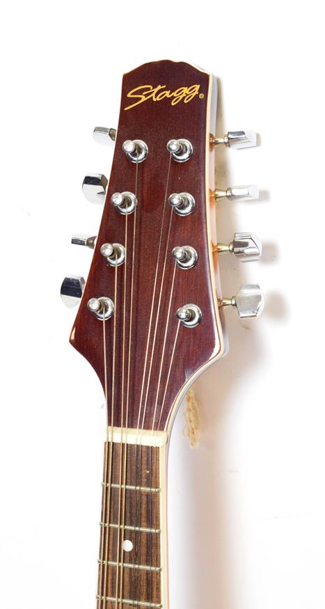 Ukelele Banjo 7 3/4'' head, 16 frets, with plaque on headstock 'George Formby Registered', reverse - Image 3 of 9