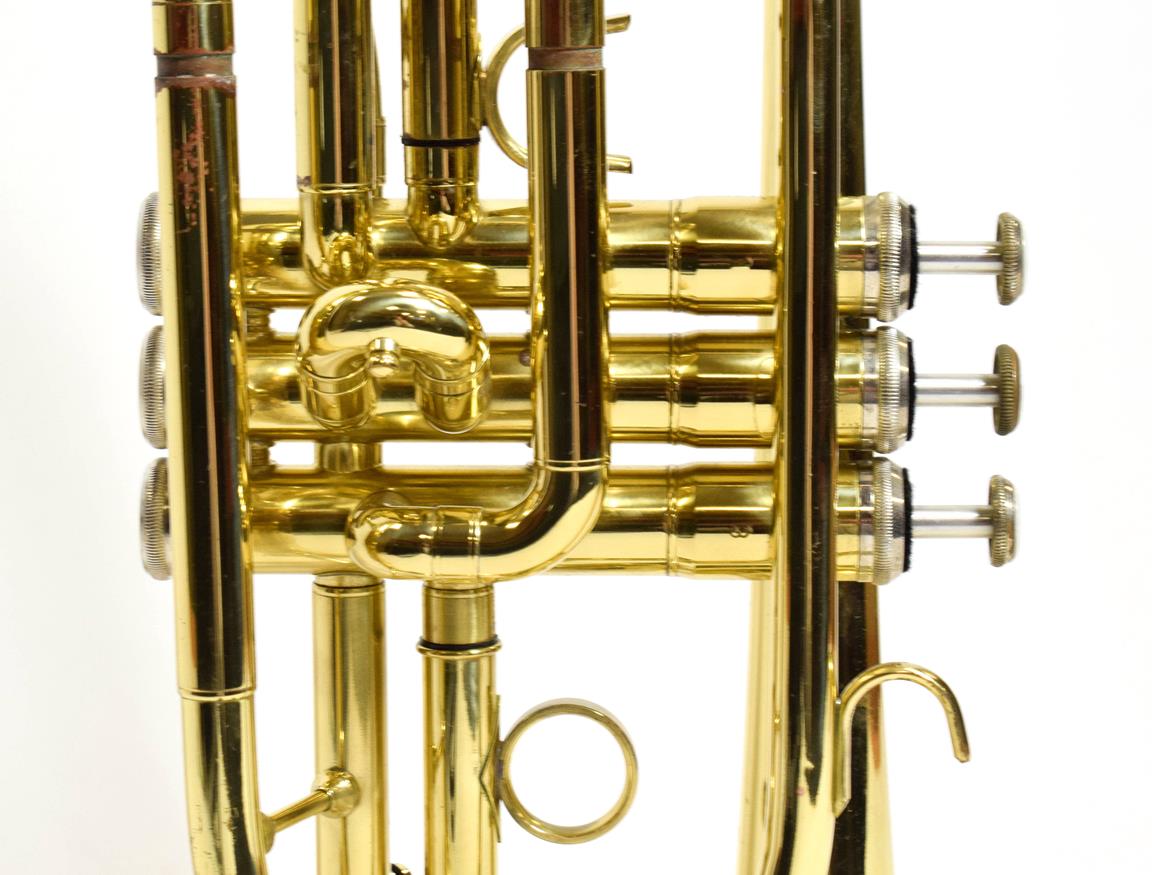 Cornet Rosedale By Gear4Music cased with two mouthpieces, together with Trumpet John Packer JP051 - Image 2 of 4