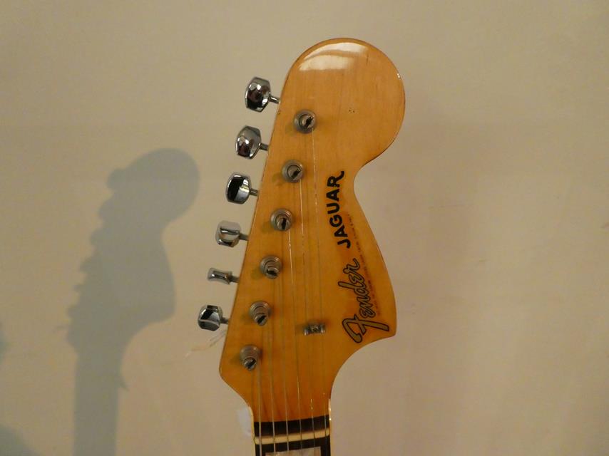 Fender Jaguar Guitar 1969/70 serial no. 224084 on four bolt neckplate, four selector switches, two - Image 4 of 11