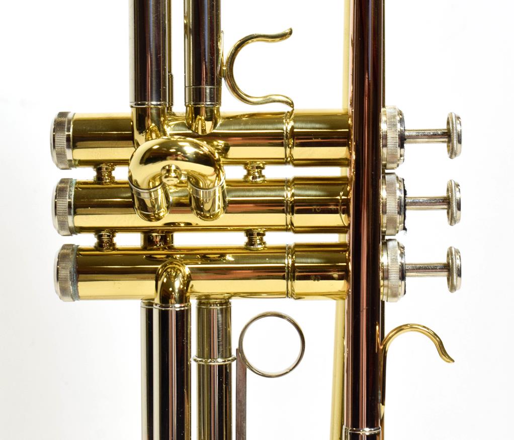 Cornet Rosedale By Gear4Music cased with two mouthpieces, together with Trumpet John Packer JP051 - Image 3 of 4