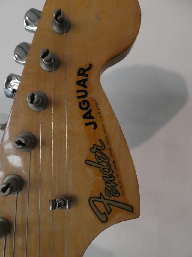 Fender Jaguar Guitar 1969/70 serial no. 224084 on four bolt neckplate, four selector switches, two - Image 5 of 11