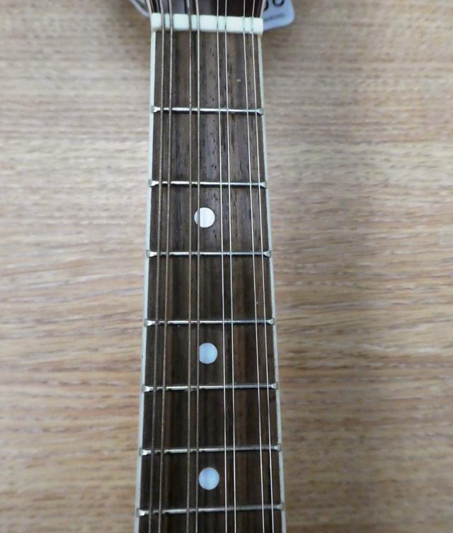 Ukelele Banjo 7 3/4'' head, 16 frets, with plaque on headstock 'George Formby Registered', reverse - Image 8 of 9