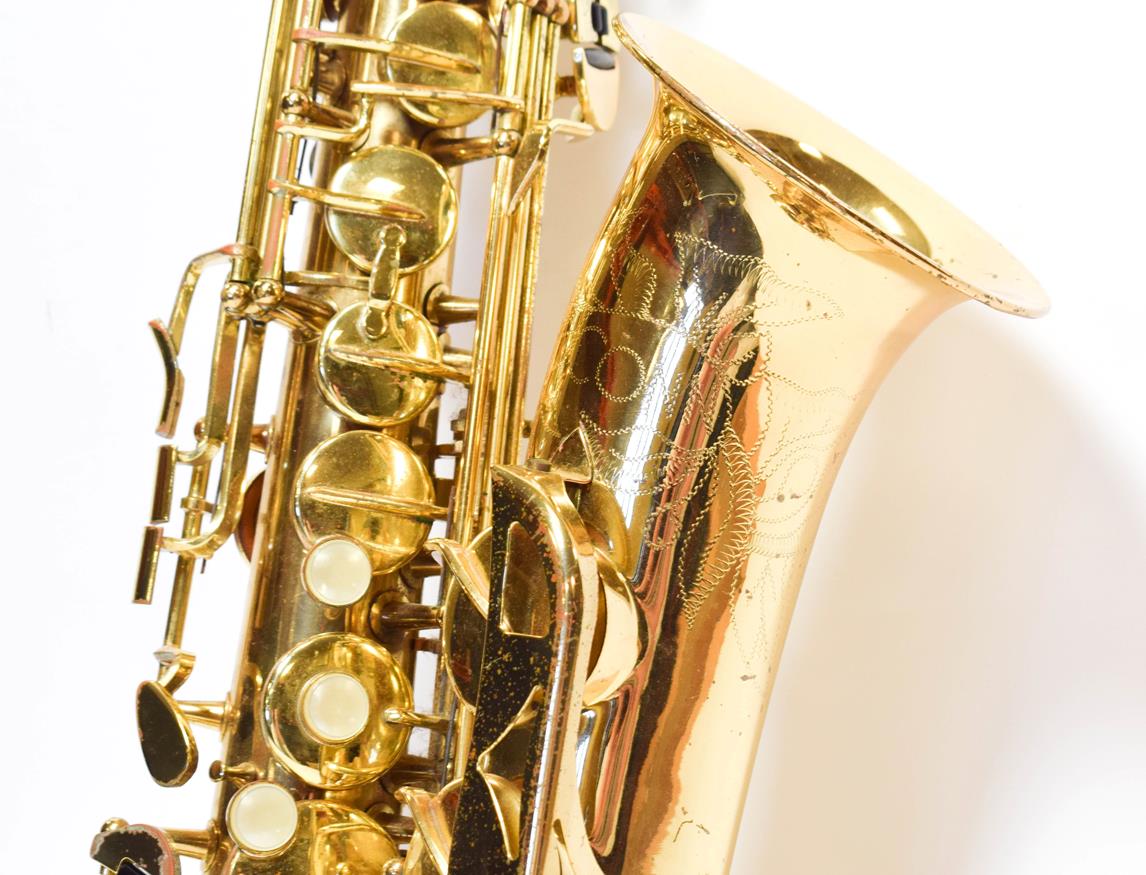 Alto Saxophone By Conn no.N198034, cased with Vandoren A25 mouthpiece, ligature and cap, with stand - Image 2 of 2