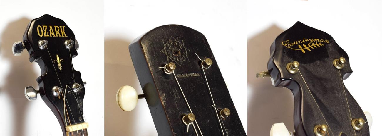 Banjo 5 string, 11'' head, 22 frets, headstock decal 'Countryman' (Requires attention to machine - Image 2 of 3