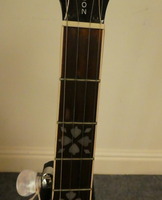 Epiphone By Gibson Five String Banjo 11'' head, 22 frets, last fret inlayed 'Masterbuilt', - Image 5 of 7