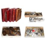 ~ A Collection of coinage consisting of: Spain, a pardo coin album containing 157 x coins of Juan