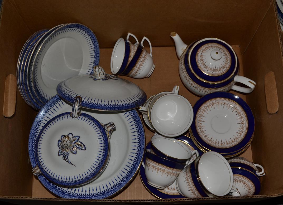 Royal Doulton and Burslem part dinner service together with a Royal Worcester Regency pattern part - Image 2 of 3