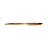~ A Montblanc gold plated ballpoint pen