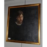 Andrew MacLaren (20th century), ''Portrait of the painter Alan Turnbull'', signed, inscribed and