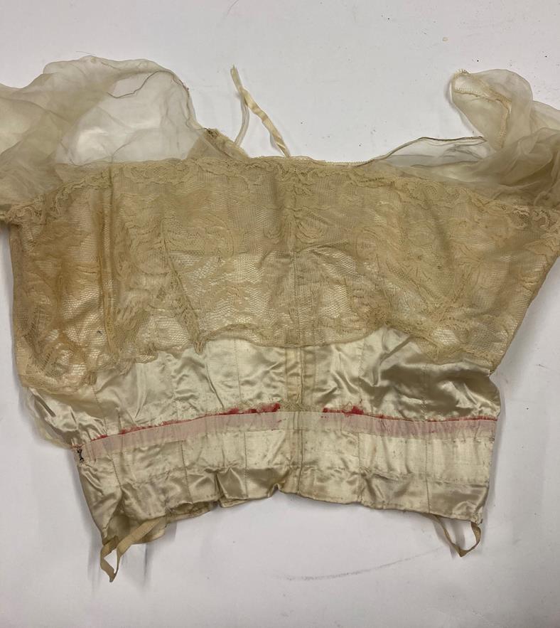 Assorted Lace Costume Accessories and Other Items, comprising toddler's cream silk dress, another in - Image 12 of 13