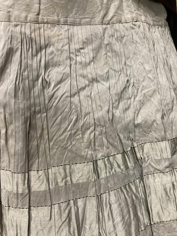 Assorted 19th Century and Later Ladies' Silk and other Under Skirts, comprising a black skirt with - Image 4 of 4