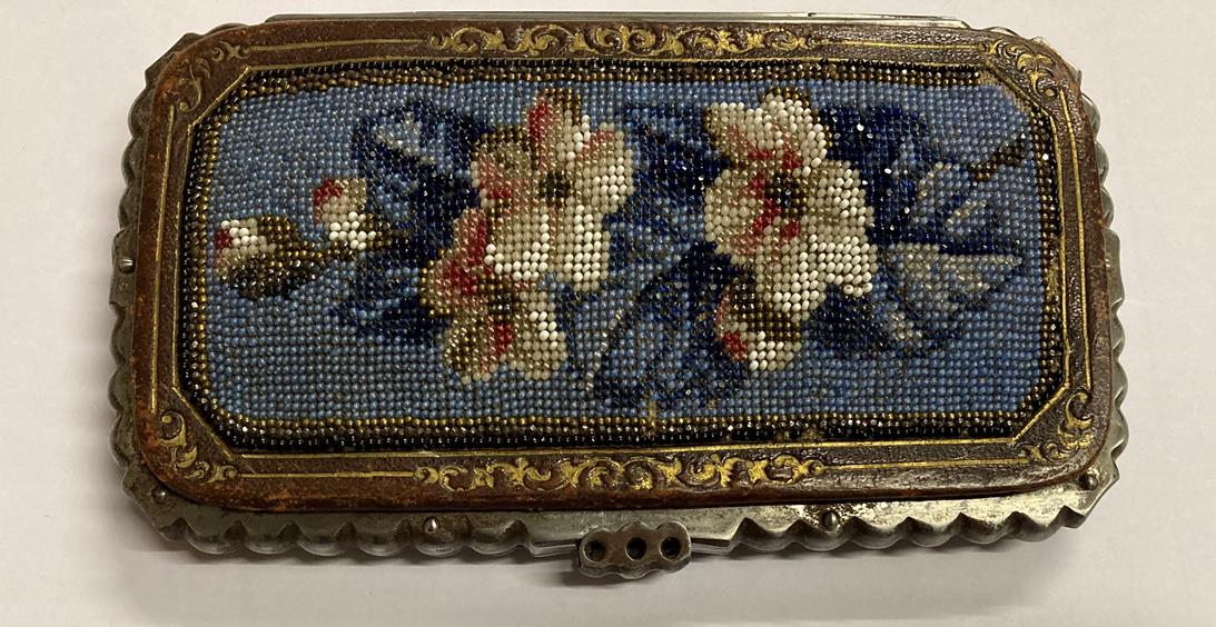 A Group of Decorative Victorian Cases, comprising a leather mounted case with gilt metal hinged - Image 4 of 6