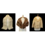 Maxwell Cowan York, Palomino Mink Short Double Breasted Evening Jacket, with three quarter length