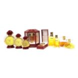 Cartier, Fendi and Tresor Glass Dummy Factices and Scents, comprising Lumieres 3 Ors eau de