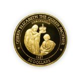 Solomon Islands, 1996 Gold Proof Fifty Dollars. 7.78 g 14ct gold. Obv: Third crowned portrait of