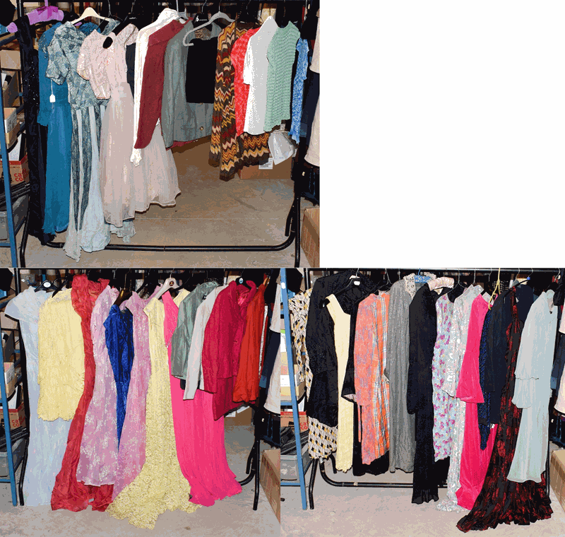 Assorted late 19th and 20th century ladies costume including dresses, jackets, separates etc (half