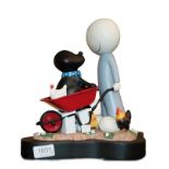 Doug Hyde (b.1972) ''Daisy Trail'' Signed and numbered 368/595, cold cast porcelain, 29cm high