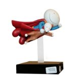 Doug Hyde (b.1972) ''Is it a Bird? Is it a Plane?'' Signed and numbered 89/395, cold cast porcelain,