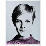 Nuala Mulligan (Contemporary) ''Cover Girl'' Twiggy Signed and numbered 55/195, silkscreen on paper,