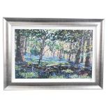 Timmy Mallett (b.1955) ''Bluebell Shadows'' Signed, numbered verso 106/195, giclee print on
