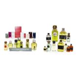 Assorted mainly gents Givenchy factices and sample scents etc (two small boxes)