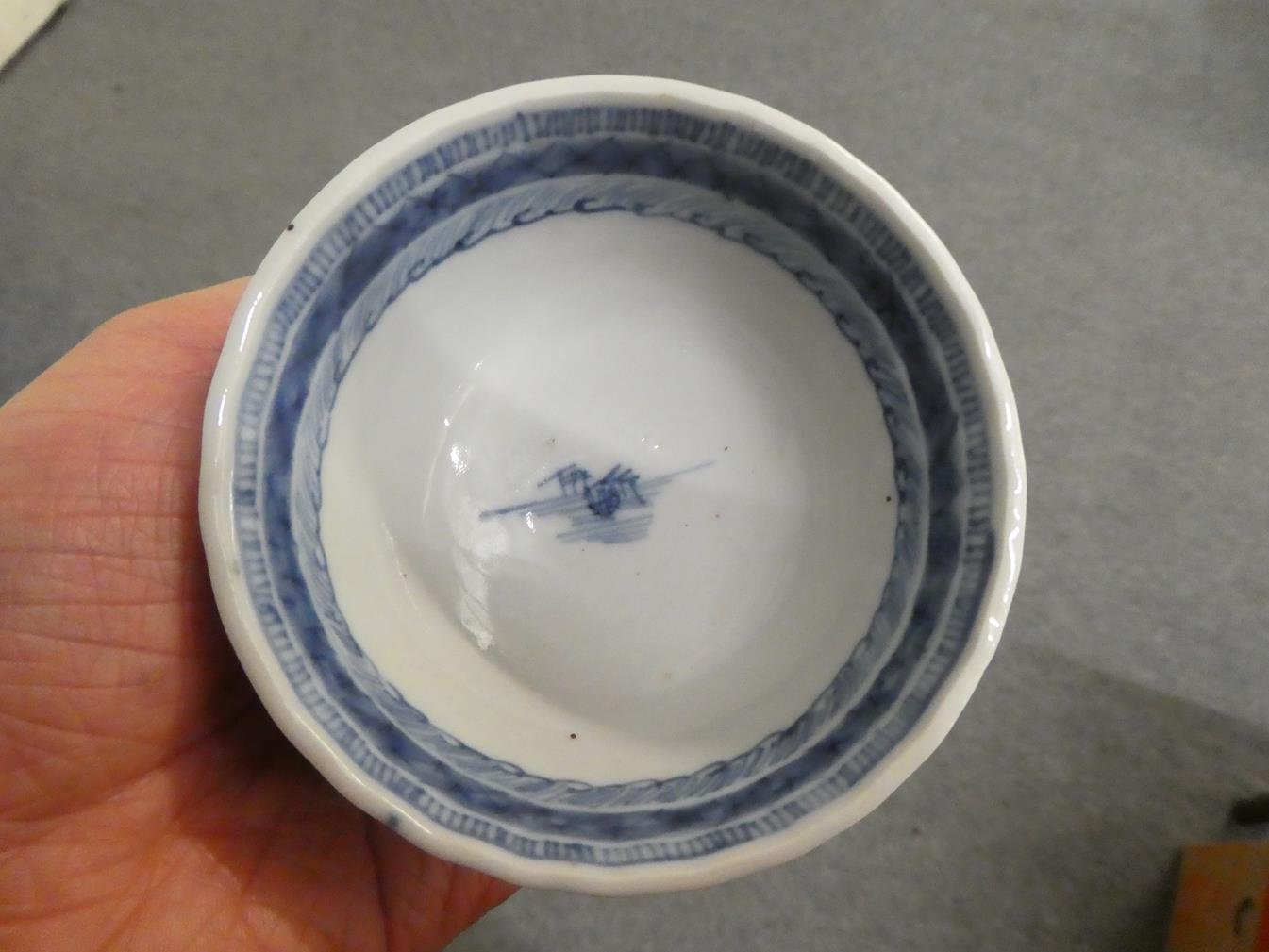 A small pair of Japanese blue and white finger bowls, signed, together with a quantity of similar - Image 14 of 42