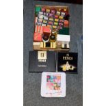 Assorted modern perfume dummy factices and scent bottles, including Andy Warhol, Fendi, Nina