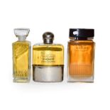 Dummy factice bottles including, Jardinsole Bagatelle by Guerlain , eau de toilette Cacherel Pour