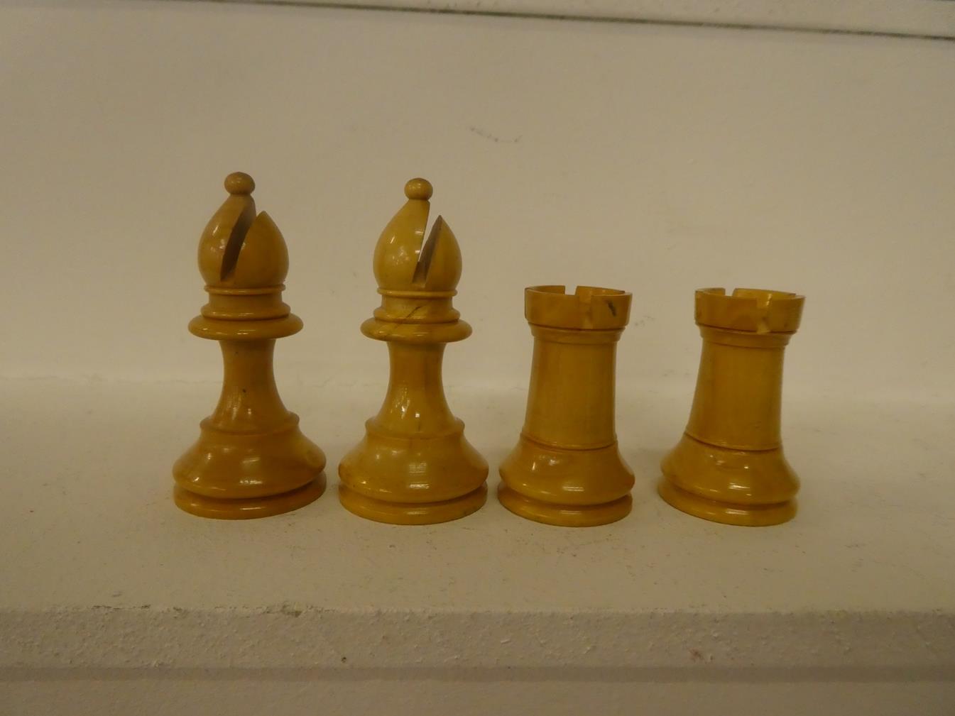 A mid 20th century games compendium, chess set in box, together with two bezique cabinets, one - Image 9 of 33