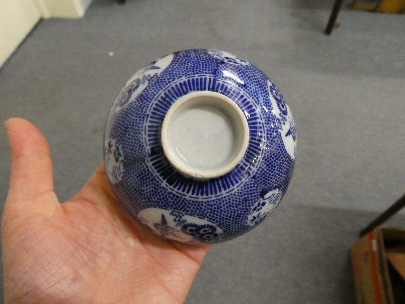 A small pair of Japanese blue and white finger bowls, signed, together with a quantity of similar - Image 30 of 42