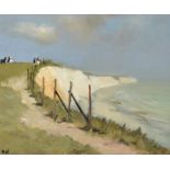 Marcel Dyf (1899-1985) French ''Falaises de Douvres'', The White Cliffs of Dover Signed, oil on