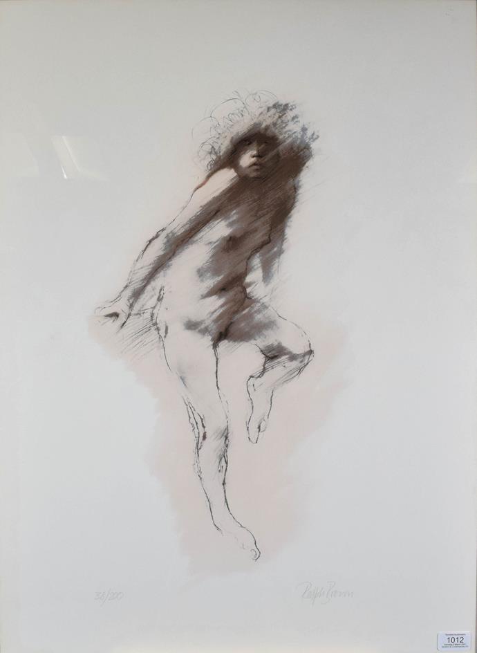 Ralph Brown RA (1928-2013) ''Midnight Girl'' Signed and numbered 38/200, lithograph, 75cm by 55cm